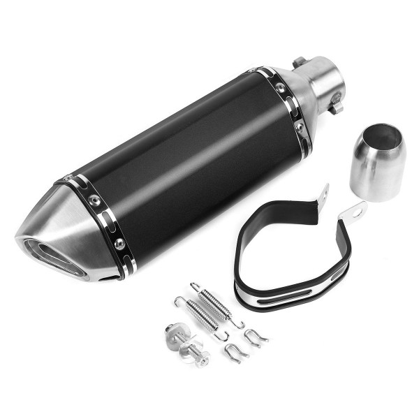 38mm-51mm Motorcycle Exhaust Muffler Pipe with Silencer Slip-On Scooter Universal