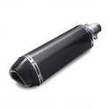 38mm-51mm Motorcycle Exhaust Muffler With Removable Silencer Carbon fiber Color