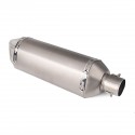 38mm-51mm Stainless Steel Exhaust Muffler Pipe Universal For Motorcycle ATV