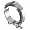 4inch Exhaust Down Pipe Stainless Steel 304 V-Band Clamp + 2Flange