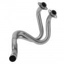 51mm Exhaust Muffler Header Mid Pipe For Kawasaki ER-6N ER-6F ER6F