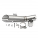 51mm Exhaust Systems Muffler Pipe For Yamaha YZF R6 04-17 Stainless GP Universal