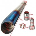 51mm Motorcycle Scooter GP Stainelss Exhaust Muffler Pipe Tip Slip on Street Bike