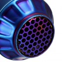 51mm Motorcycle Street Bike GP Exhaust Muffler Pipe Stainless Steel Silver OR Grilled Blue Mesh