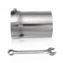 51mm/2inch Universal Motorcycle Exhaust Pipe Can Silencer Muffler Baffle Removable