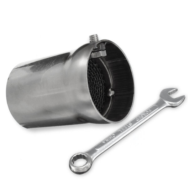 51mm/2inch Universal Motorcycle Exhaust Pipe Can Silencer Muffler Baffle Removable