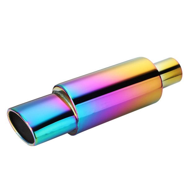 55mm Stainless Steel Exhaust Pipe Racing Muffler Tip Universal