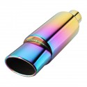 55mm Stainless Steel Exhaust Pipe Racing Muffler Tip Universal