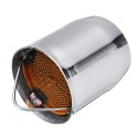 60MM Universal Motorcycle Off-road Racing Exhaust Can Silencer Muffler Baffle Removable
