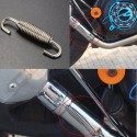 60mm Motorcycle Exhaust Pipe Springs Expansion Chambers Manifold Link Pipe