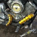 61cm Motorcycle Exhaust Muffler Pipe Protection Aluminum Heat Shield Cover For Honda/Yamaha Dirt Bike Accessories