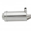 Chrome Exhaust Pipe System Muffler 4 Stroke For CFR50 Pit Bike 50cc 110cc 125cc