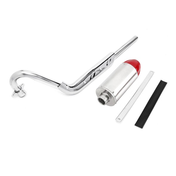 For Honda XR50 CRF50 50cc 70cc 90cc 110cc 125cc Pit Bike Red Exhaust Muffler Pipe