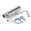 GY6 50cc 100cc Scooter Performance Exhaust Muffler Stainless Pipe 88*300mm