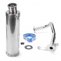 GY6 50cc 100cc Scooter Performance Exhaust Muffler Stainless Pipe 88*300mm