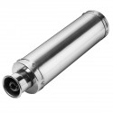 GY6 50cc 100cc Scooter Performance Exhaust Muffler Stainless Pipe 88*300mm