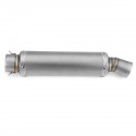 Inlet 36-51mm Motorcycle Exhaust Tail Tip Pipe Muffler Stainless Steel Modified Universal Titanium