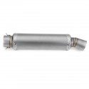 Inlet 36-51mm Motorcycle Exhaust Tail Tip Pipe Muffler Stainless Steel Modified Universal Titanium