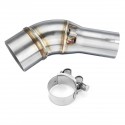 Motorcycle Exhaust Mid Link Pipe Muffler For Yamaha YZF-R3 R25