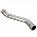 Motorcycle Exhaust Muffler Middle Pipe Link Pipe Stainless Steel For Kawasaki Z750 2007-2012
