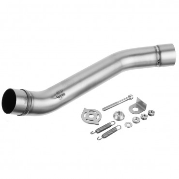 Motorcycle Exhaust Muffler Middle Pipe Link Pipe Stainless Steel For Kawasaki Z750 2007-2012