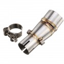 Motorcycle Slip on Exhaust Mid Pipe Muffler Link For Kawasaki Z250 Ninja 250 300