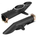 New Dual-outlet Exhaust Tail Pipe Muffler Tip For Yamaha YZF-R6/Suzuki GSX-R
