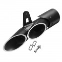 New Dual-outlet Exhaust Tail Pipe Muffler Tip For Yamaha YZF-R6/Suzuki GSX-R