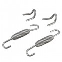 Pair 64mm Stainless Steel Muffler Exhaust Pipe Spring For Motorcycle ATV