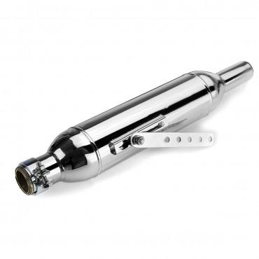 Retro Motorcycle Exhaust Muffler Pipe With Sliencer For Harley Cafe Racer Bobber Chopper Custom