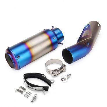 Slip On Full Exhaust Muffler System Pipe Middle Tube Tail Pipe For BMW S1000RR 2010-2014