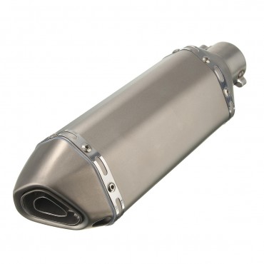 Titanium 38-51mm Stainless Steel Motorcycle Exhaust Muffler Slip on Street Bike