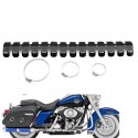 Universal Motorcycle 2-stroke Engine Exhaust Muffler Pipe Heat Shield Cover Guard