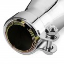Universal Motorcycle Fin Exhaust Muffler Pipe Silencer For Chopper Cafe Racer