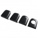 8Pcs Car Gloss Black Left & Right Door Handle Cap For Peugeot 307 / C2 C3 2003-2009