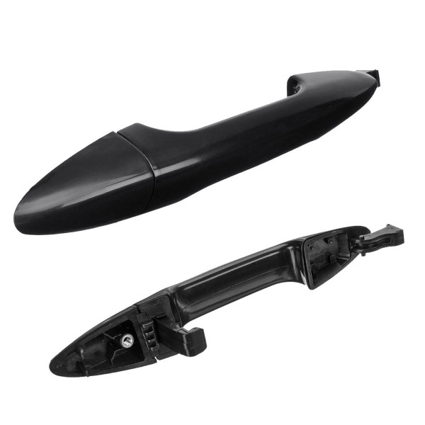 Exterior Door Handles For Hyundai Accent 2012-2016 Rear Left Black Plastic