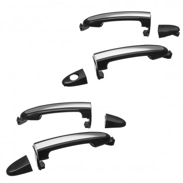 Front Rear Left Right Exterior Outside Car Door Handle For Hyundai Santa Fe 2007-2009