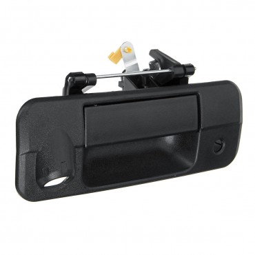 Tailgate Door Handles With Keyhole Camera Hole Black For Toyota Tundra 2007-2013