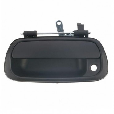 Tailgate Exterior Rear Door Handle Smooth Black For Toyota Tundra 2000-2006