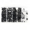 134pcs Black CNC Motorcycle Fairing Screws Kit Windshield Body Bolts Fastener Set