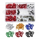 177pcs Motorcycle Fairing Bolt Kit Nuts Screws Clips For Honda/Yamaha/Kawasaki/Suzuki