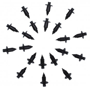 20pcs 7mm Motorcycle Fairing Rivet Trim Panel Fastener Clips Plastic For Suzuki Trim