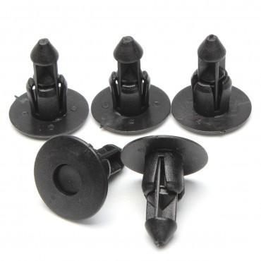 20pcs 8mm Rivets Trim Panel Fairing Clips Plastic Black For Suzuki Bumpers Sills Motorcycle 09409073085PK