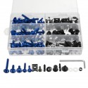 223pcs Motorcycle Windscreen Body Fairing Bolts Fastener Clips Screws For Honda/Yamaha