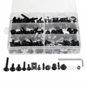 223pcs Motorcycle Windscreen Body Fairing Bolts Fastener Clips Screws For Honda/Yamaha