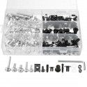 223pcs Motorcycle Windscreen Body Fairing Bolts Fastener Clips Screws For Honda/Yamaha