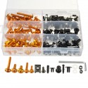 223pcs Motorcycle Windscreen Body Fairing Bolts Fastener Clips Screws For Honda/Yamaha