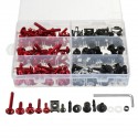 223pcs Motorcycle Windscreen Body Fairing Bolts Fastener Clips Screws For Honda/Yamaha