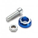 M5/5mm Windscreedn Screw Bolt Blue Universal Motor Bike Body Faring Kit