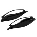 Motorcycle Side Wings Wind Air Deflector Modified Windshield Fairing Side Cover Shield Compatible For Touring Street Glide 2014-2016